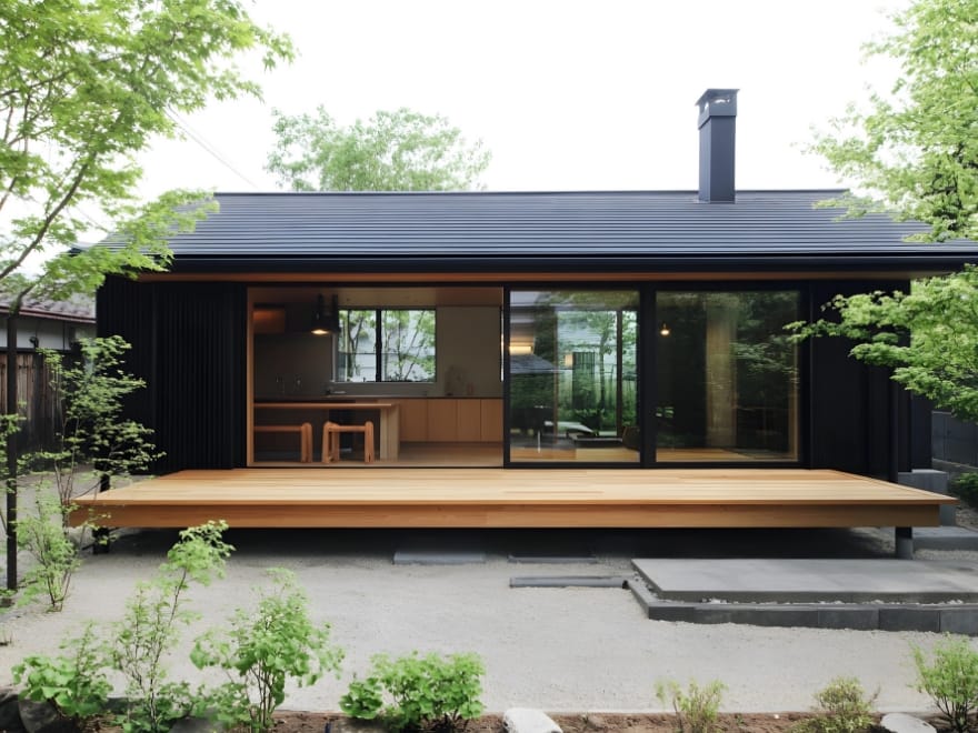 和風の平屋の写真